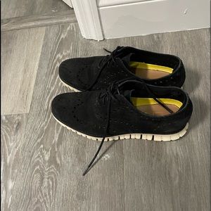 Cole Haan zerogrand black suede